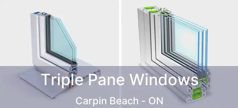 Triple Pane Windows Carpin Beach - ON