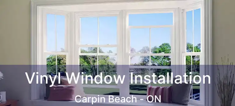 Vinyl Window Installation Carpin Beach - ON