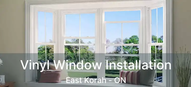 Vinyl Window Installation East Korah - ON