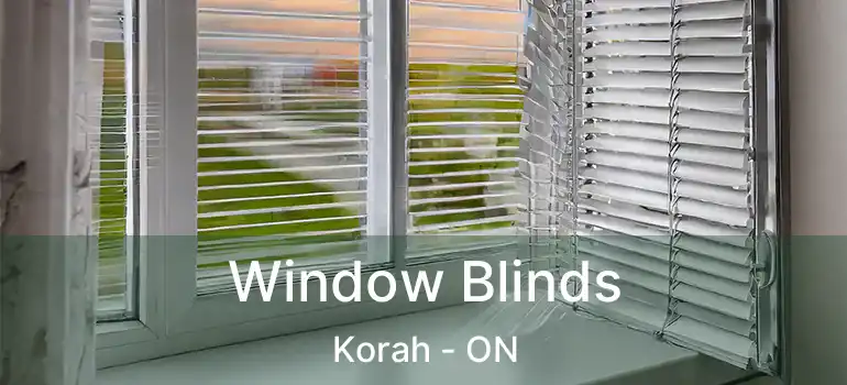 Window Blinds Korah - ON