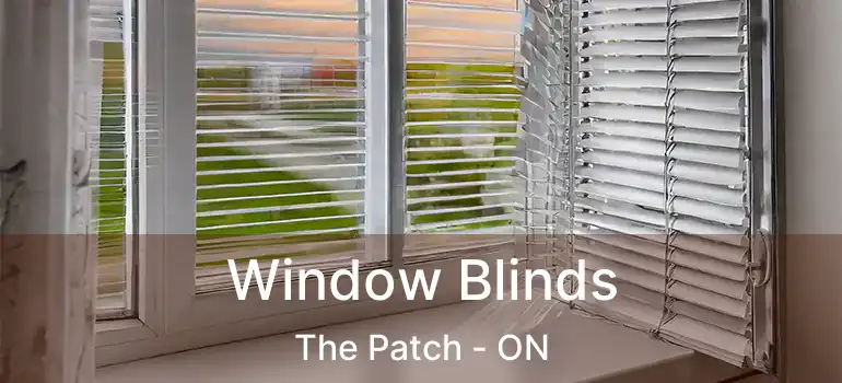 Window Blinds The Patch - ON