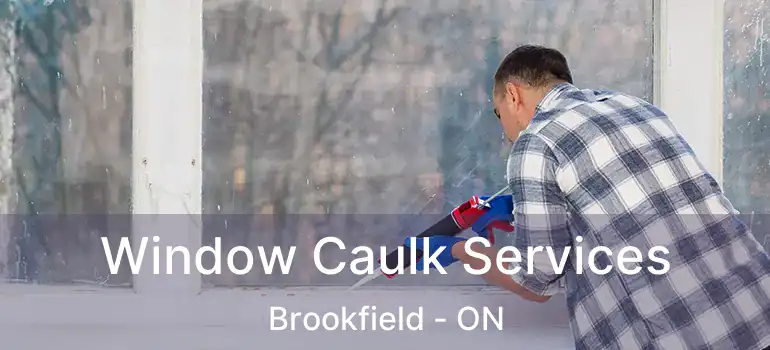 Window Caulk Services Brookfield - ON
