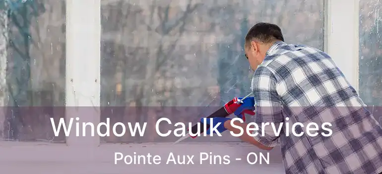 Window Caulk Services Pointe Aux Pins - ON