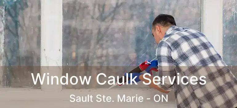 Window Caulk Services Sault Ste. Marie - ON