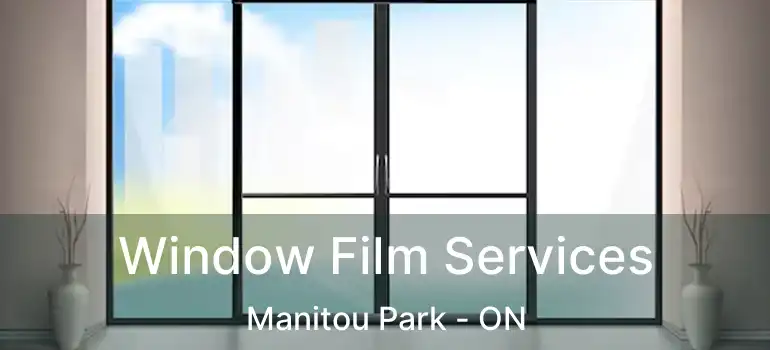 Window Film Services Manitou Park - ON