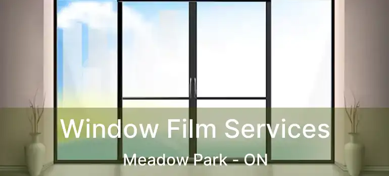 Window Film Services Meadow Park - ON