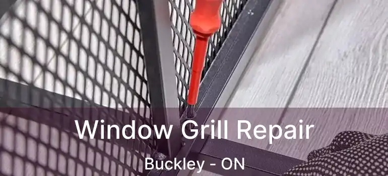 Window Grill Repair Buckley - ON