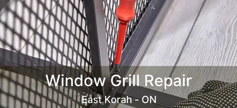 Window Grill Repair East Korah - ON