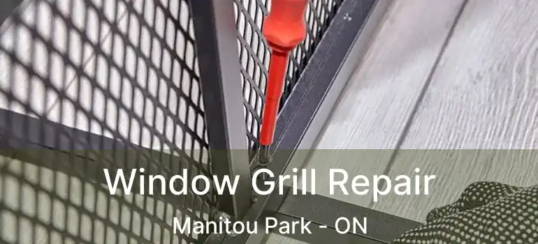Window Grill Repair Manitou Park - ON