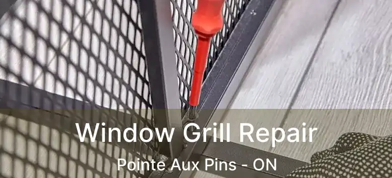 Window Grill Repair Pointe Aux Pins - ON