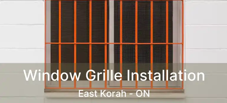Window Grille Installation East Korah - ON