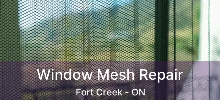 Window Mesh Repair Fort Creek - ON