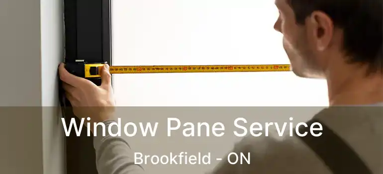 Window Pane Service Brookfield - ON