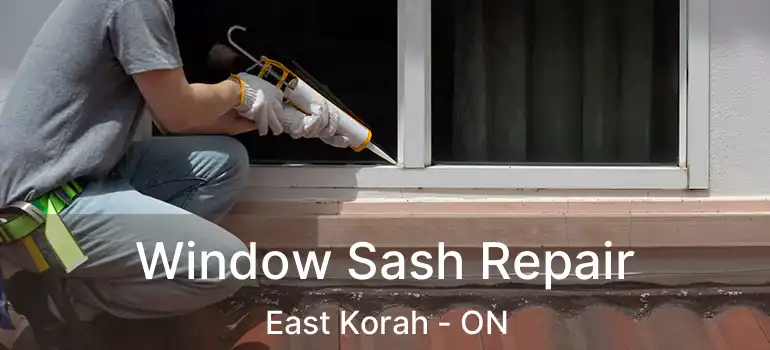 Window Sash Repair East Korah - ON