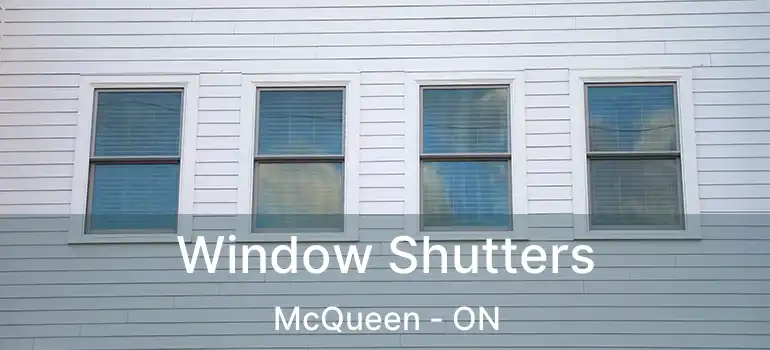 Window Shutters McQueen - ON