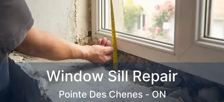 Window Sill Repair Pointe Des Chenes - ON