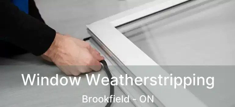 Window Weatherstripping Brookfield - ON