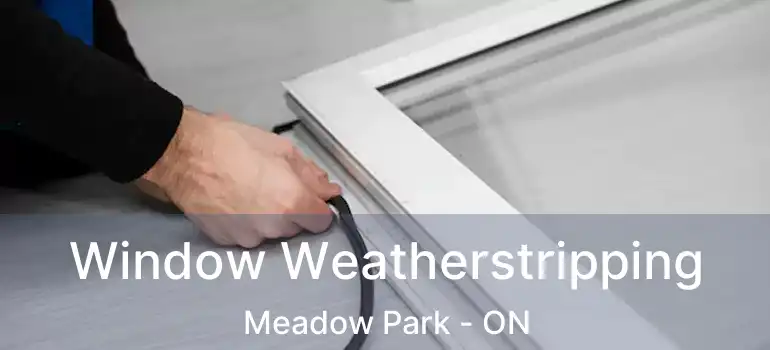 Window Weatherstripping Meadow Park - ON