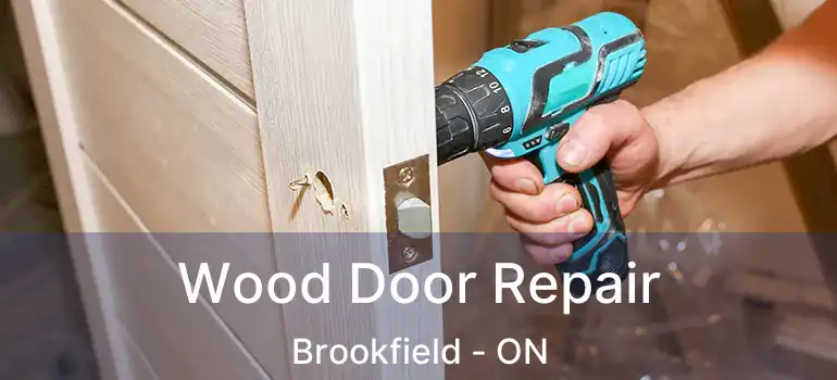 Wood Door Repair Brookfield - ON