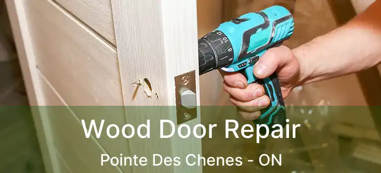 Wood Door Repair Pointe Des Chenes - ON